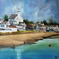 Provincetown Cityscape by Debajyoti Biswas